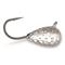 ACME Tackle Hammered Tungsten Ice Jigs, 2 Pack, Silver