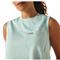 Ariat Women's Rebar Cotton Strong Bolt Logo Tank Top, Artic Blue
