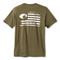 Costa Men's Pride Short Sleeve Shirt, Military Green Heather
