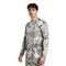 Under Armour Men's Iso-Chill Shorebreak Camo Long Sleeve Tee, Pitch Gray/pitch Gray/lime Surge