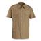 Belgian Military Surplus Short Sleeve Service Shirt, New, Khaki