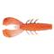 Rapala CrushCity Customs Cleanup Craws, 7 Pack, Red Craw