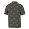 Huk Men's Pursuit Fin Lure Printed Polo, Volcanic Ash