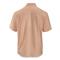 Huk Tide Point Break Mini Check Button-Down Short Sleeve Shirt, Peach Nectar