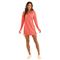 Huk Women's Pursuit Solid Cover Up Dress, Neon Coral