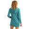 Huk Women's Pursuit Solid Cover Up Dress, Algiers Blue