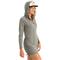 Huk Women's Pursuit Heathered Cover Up Dress, Night Owl Heather