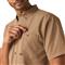 Ariat Men's Rebar Made Tough 360 AirFlow Short Sleeve Work Shirt, Rebar Khaki