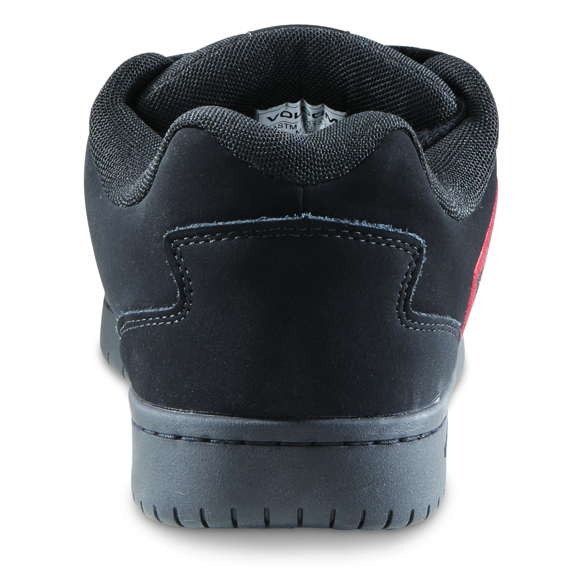 Volcom Men's Stone Composite Toe Work Shoes, Black/Red