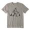 Life Is Good Men's Big Foot Hike Crusher Lite Tee, Heather Gray