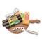 Pearson Ranch Loaded Wild Game and Cheese Assortment with Cutting Board and Knife