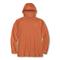 Carhartt Men's Force Sun Defender Long Sleeve Hooded Logo Graphic Shirt, Sedona Orange