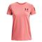 Under Armour Women's Freedom Flag T-Shirt, Pink Clay/league Red