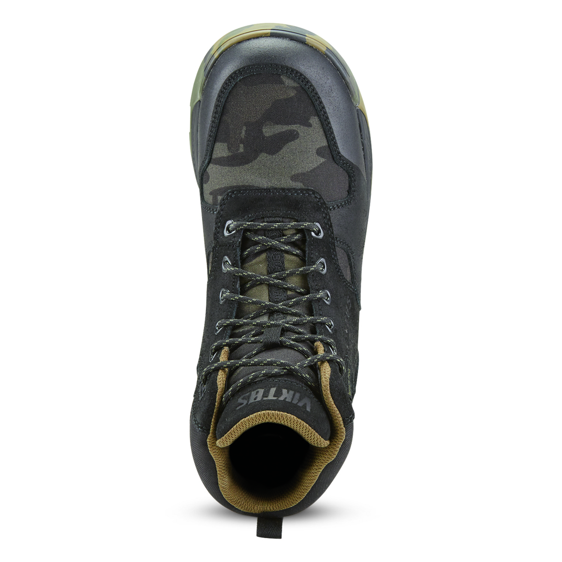 Wide forefoot for extra support under heavy loads, Multicam® Black