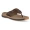 frogg toggs Men's Boardwalk Sandals, Brown/tan