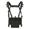 Mil-Tec Laser Cut MOLLE Lightweight Chest Rig, Black