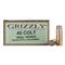 Grizzly Cartridge Co. Cast Performance, .45 Colt, LWFN-GC, 265 Grain, 20 Rounds