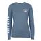 Salt Life Women's Sunlit SLX Long Sleeve, Harbor Blue