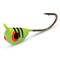 JB Lures Tungsten Weevil, Chartreuse / Glow