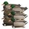 Hardcore Rugged Series Standard Mallard Floater Decoys with Flocked Heads, 6 Pack