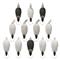 Hardcore Rugged Series Full Body Snow and Blue Goose Touchdown Decoys, 12 Pack