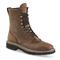 Guide Gear Men's Western Work 2.0 Lace-up Work Boots, Square Toe, Distressed Brown