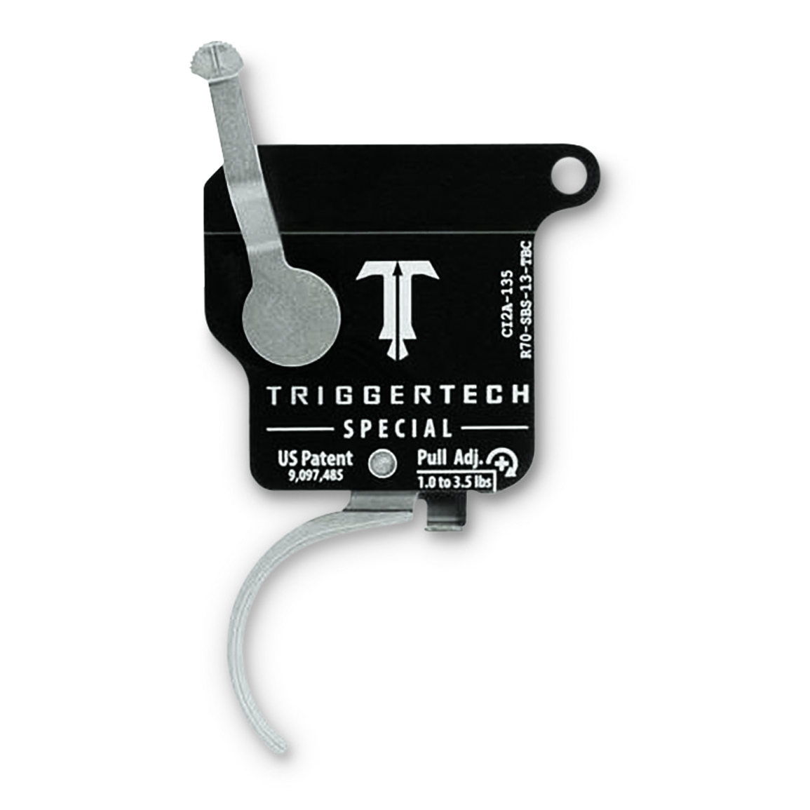 TriggerTech Remington 700 Special Single-Stage Curved Trigger, Right Hand, w/Bolt Release