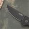 Clip-point blade with black titanium nitride finish