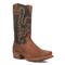 Dan Post Men's 12" Richland Square Toe Western Boots, Saddle