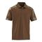Guide Gear Men's Camo Detail Polo Shirt, Brown/realtree Apx