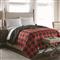 Shavel Home Products Micro Flannel 7 Layers Of Warm Electric Blanket, Buffalo Check Red