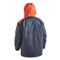 Italian Military Surplus Waterproof Quilted Wet Weather Jacket, Used, Navy