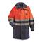 British Royal Mail Surplus Wet Weather Parka with GORE-TEX, Used, Hi-vis Red