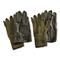 Belgian Military Surplus D3A Leather Gloves with Wool Liners, New, Black