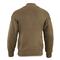 U.S. Military Style 4 Button Mountain Troop Sweater, Olive Drab