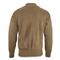 U.S. Military Style 4 Button Mountain Troop Sweater, Olive Drab