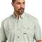Ariat Men's Rebar Made Tough Durastretch Vent Short Sleeve Shirt, Green Bay Heather