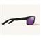 Bajio Nippers Polarized Sunglasses, Matte Black/violet