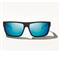 Bajio Palometa Polarized Sunglasses, Matte Black/blue