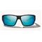 Bajio Vega Polarized Sunglasses, Matte Black/blue
