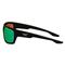 WaterLand Milliken Polarized Sunglasses, Black/Green