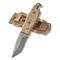 Gear Aid Kotu Tanto Survival Knife, Fixed Blade, Coyote