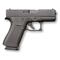 Glock 43X, Semi-automatic, 9mm, 3.41" Barrel, 10+1 Rounds