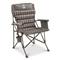 Guide Gear Oversized XL Comfort Padded Mammoth Camping Chair, 500-lb. Capacity, Gray Plaid