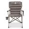 Guide Gear Oversized XL Comfort Padded Mammoth Camping Chair, 500-lb. Capacity, Gray Plaid
