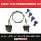 TowSmart 4-Way Flat Trailer Light Wiring Kit with Splice Connectors, 18"