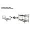 Blantex MIL125SQ U.S. Military Bunk Bed, 1.25″ Square Posts