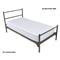 Blantex MIL125SQ U.S. Military Bunk Bed, 1.25″ Square Posts