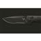 3.55" partially-serrated drop-point blade with Black Cerakote finish