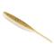 Yamamoto 3" Shad Shape Worms, 10 Pack, Green Pumpkin Purple Flake Clear Belly